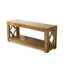 Banc de rangement en bois massif Dezider-437020839