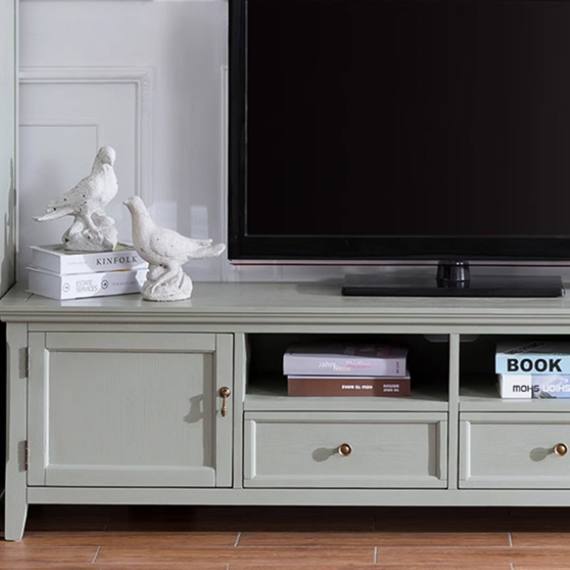Meuble télé en bois massif American Style Design, 70.86"