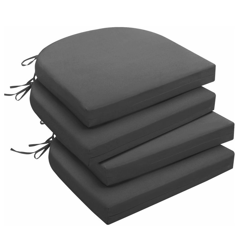 Outdoor 2'' Seat Cushion, Dark Gray