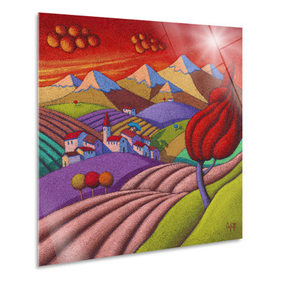Autumn Landscape by Stefano Calisti - No Frame Print on Plastic / Acrylic