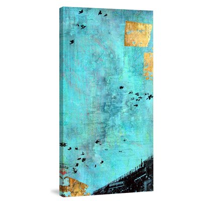 Train With Birds' by Tracy Silva Barbosa Painting Print on Wrapped Canvas -  Marmont Hill, MH-TSB-66-C-24