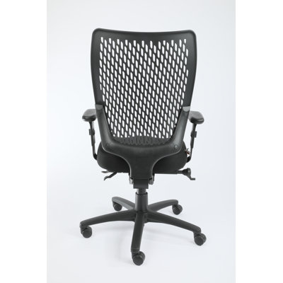 Chaise de travail ergonomique à filet opérateur