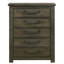 Ensemble de chambre avec lit à panneaux 5 pièces Millwood Pines Jud King-205967224
