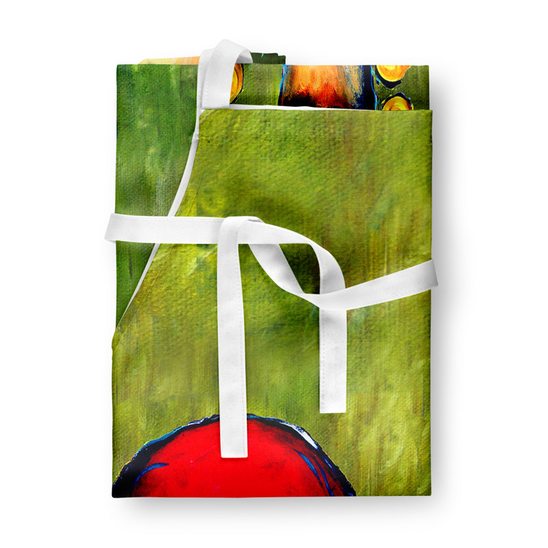 No Pattern Bib Apron