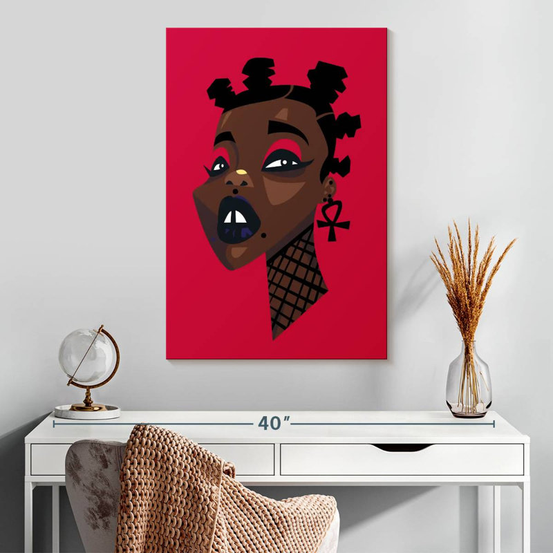 Femme Leisha Afro Punk, H 30 po x l 20 po