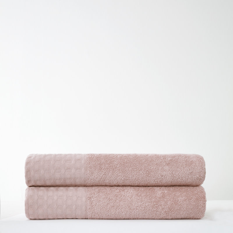 Plush Bath Sheet, Blush Pink