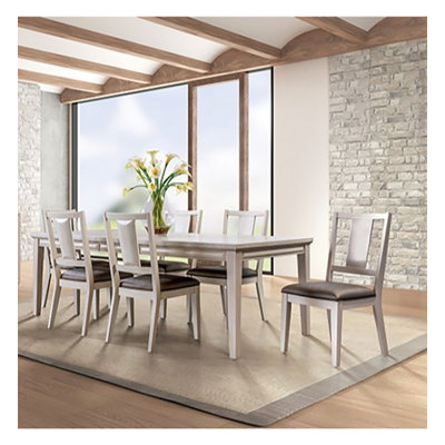 Sammual 7-pcs Dining Table Set