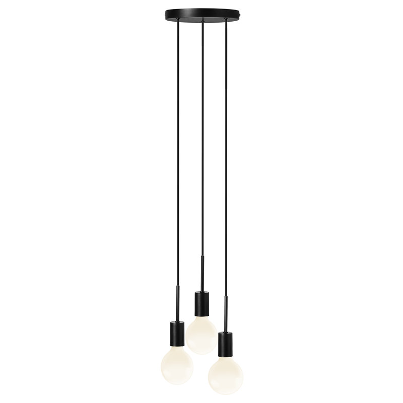 Paco 3 - Light Cluster Pendant, Black