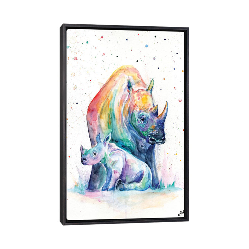 Abri sur toile, Toile avec cadre noir patiné, H 60 po x l 40po x P 1,5 po