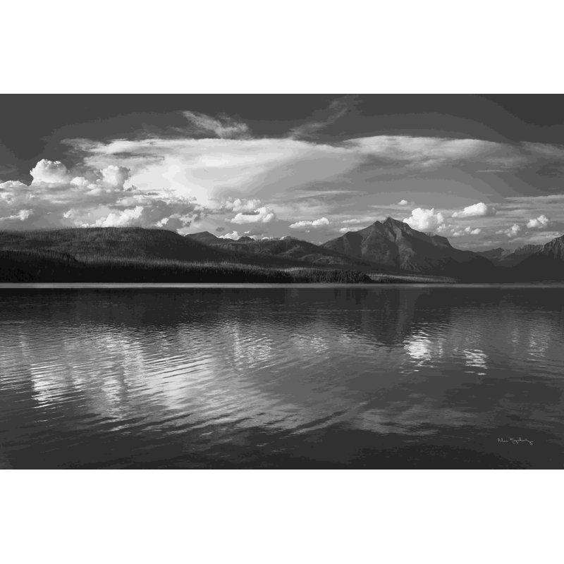 «Lake Mcdonald» par Alan Majchrowicz - photographie sur toile tendue, H 12 po x l 18 po, No, Wrapped Canvas
