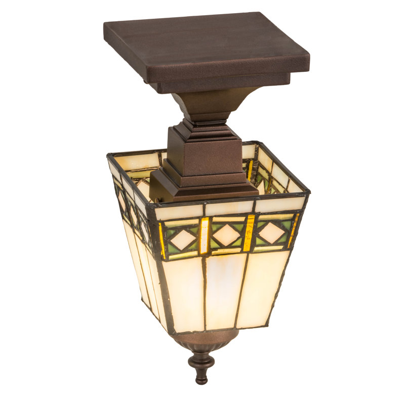 Meyda Tiffany & Stained Glass 1 - Light Semi Flush Mount