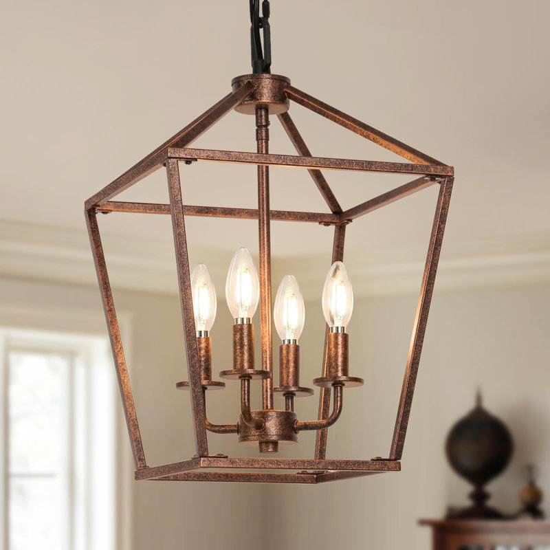 Lustre Ressa, Bronze antique / noir