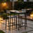 Space-Saving Bar Table and Stool Set