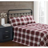 Ensemble de draps pour chambre d'amis 100% coton