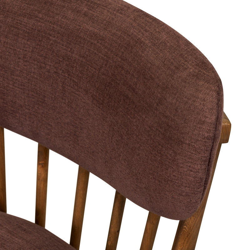 Marisol Chair-Desert Shearling, Laughlin Plum