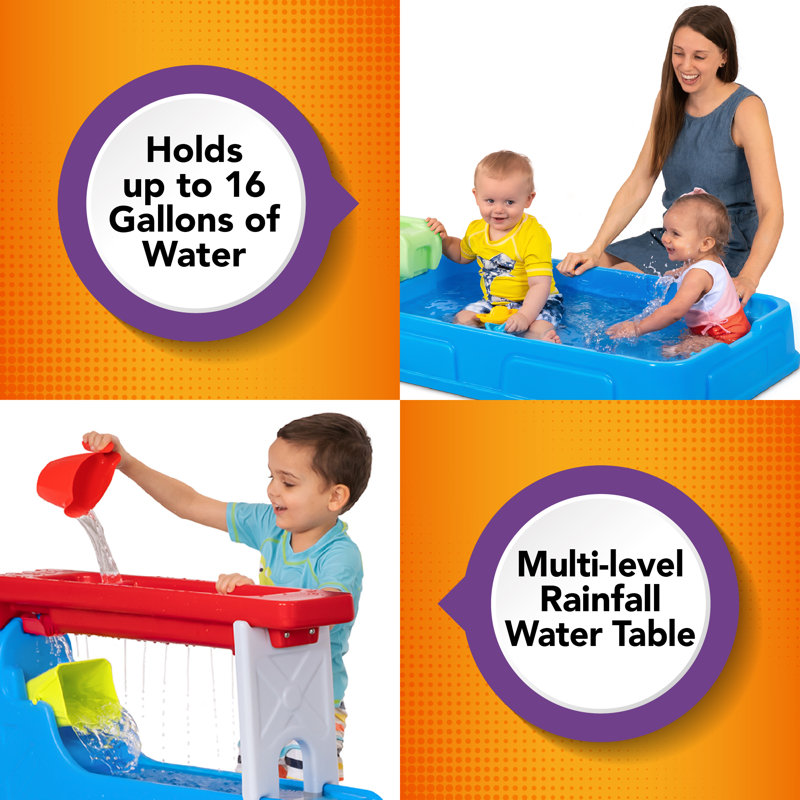 Simplay3 Raindrop Falls Multi-Level Water Table Splash Pool