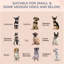Niche pour chien avec auvent - et élégante, pour les chiens de taille moyenne, bleu et facile à nettoyer