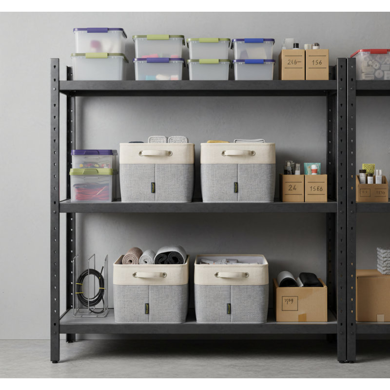 4-pack Gray Fabric Storage Boxes - Decorative Wardrobe Organizer. Suitable For Shelves/linen Storage. Organizes Clothes, Toys, Etc. Multifunctional And Practical Home Storage Baskets. Dimensions: 15.2 X 11.2 X 9.6 Inches.