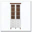 Armoire de rangement vitrée
