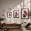 Pink Peonies Study Botanical - Print-1837376952-1837376959