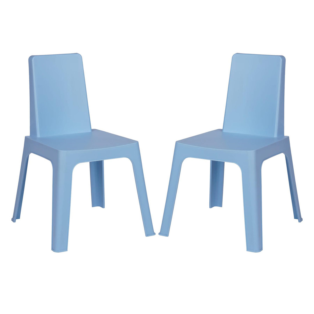 Resol - Julieta Children's Plastic Garden Play Chairs - 37.5cm