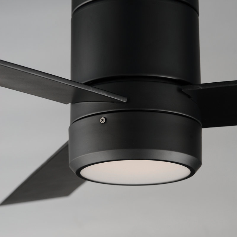 52'' Ceiling Fan with LED Lights, Matte Black