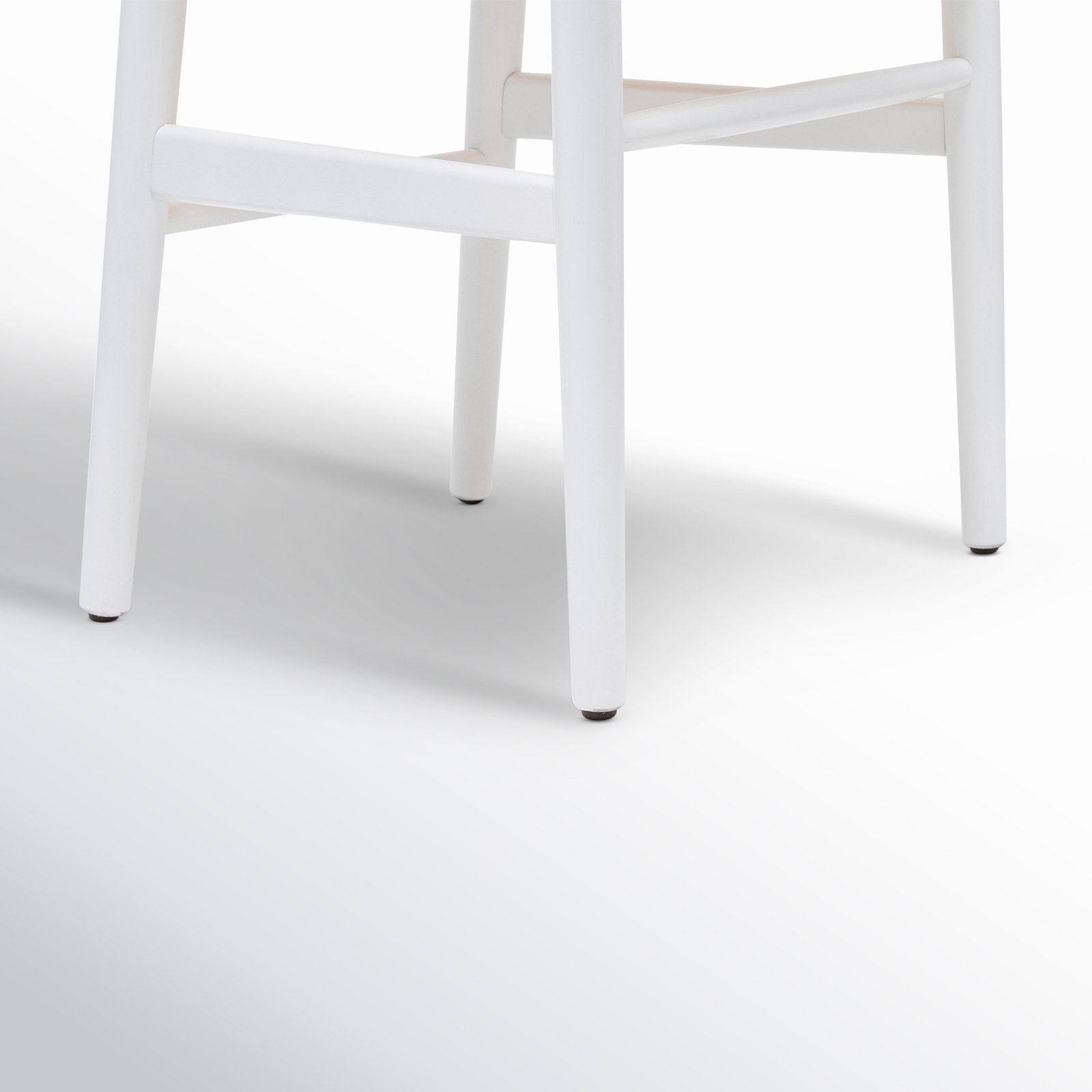 Wyn Dining Armchair, White / Natural, 2