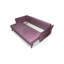Pam 3 Seater Velvet Sofa Bed-1882376341