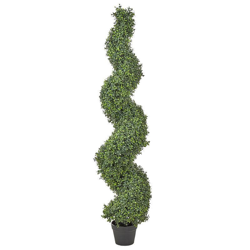 Faux Tree in Plastic / Acrylic Planter, 158cm H x 30cm W x 30cm D