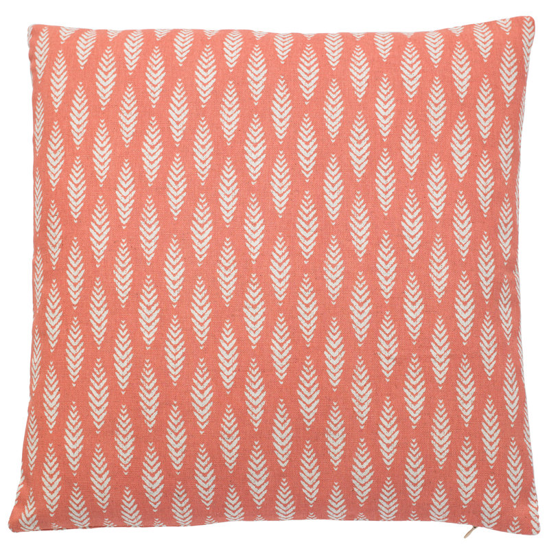 Geometric Reversible Throw Pillow, Pink, 24" H x 24" W x 4" D