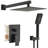 10" Square Complete Shower System With Rough-in Valve And Hand Shower-73566709
