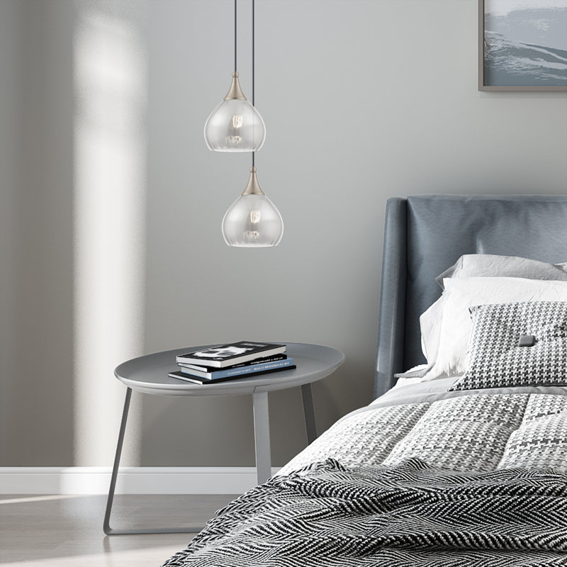 Zariana 1 - Light Brushed Nickel Pendant