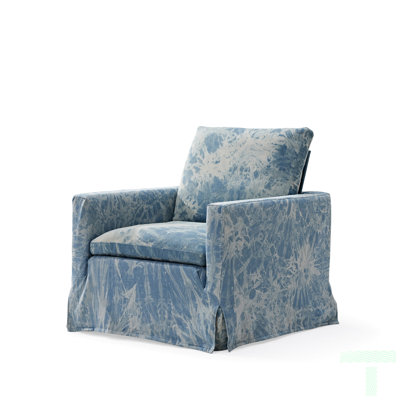 Fauteuil pivotant moderne avec housse amovible pour salon