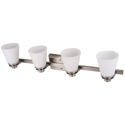 Éclairage pour meuble-lavabo 4 lumières Schott