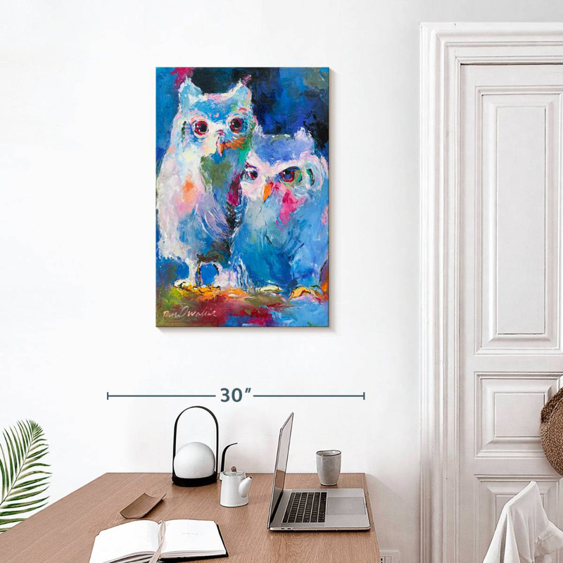 Brampt Two Owls, 30" H x 20" W