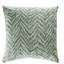 Volcano Blue Green Woven Cotton Pillow Made-To-Order-1974250788