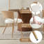 Ensemble de table et de chaises ovales avec plateau en MDF de 160 cm et de 4 à 6 chaises en osier-2096184220-2096184221-2096184222