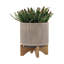 Comprend des pots de fleurs pour porte-plantes
