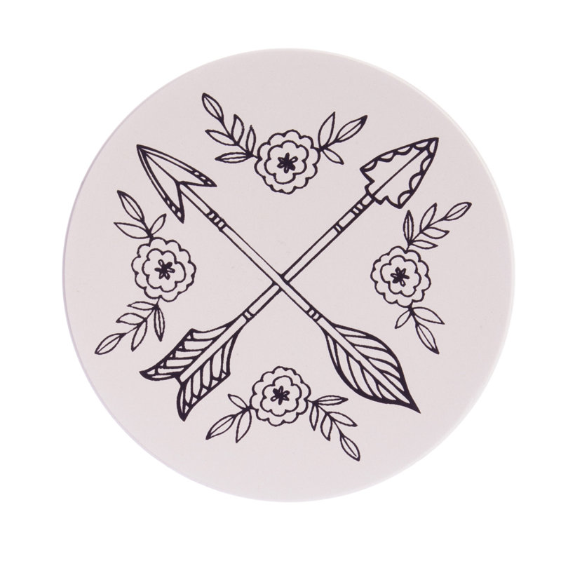1 Piece Coaster Set With Holder