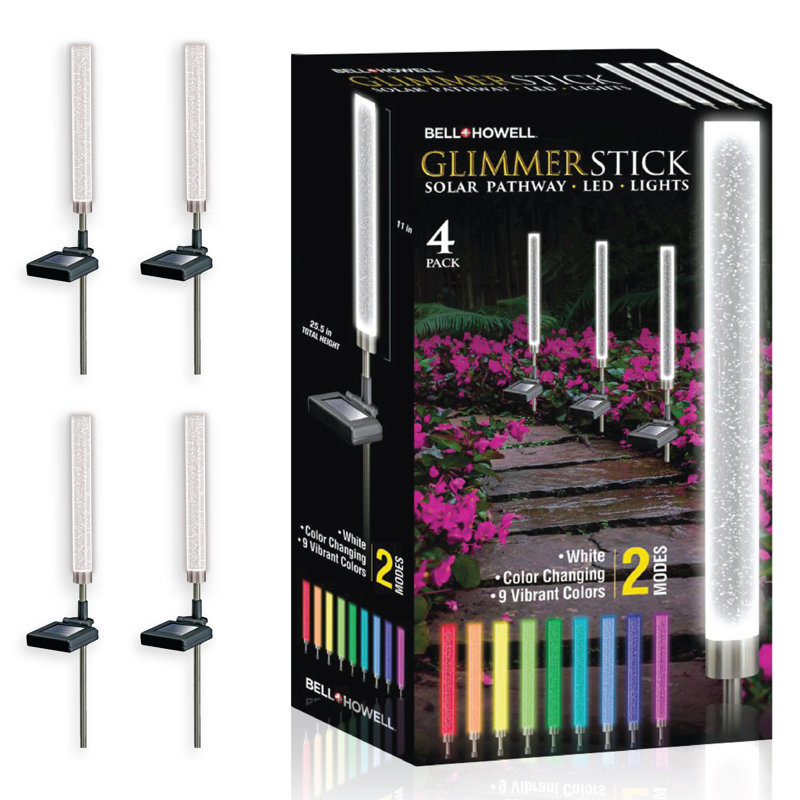 Color Changing Solar Powered LED Pathway Light Pack