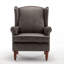 Alekzandra Faux Leather Armchair-230652170