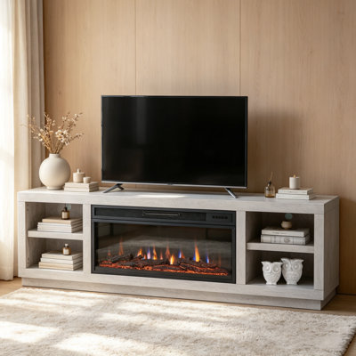Barkad TV Stand Fireplace for TVs up to 78" Fireplace
