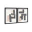 Nowhere Set Shadowbox Abstract Print by Oliver Gal, Black Frame, 10 x 15-441217809-441217813