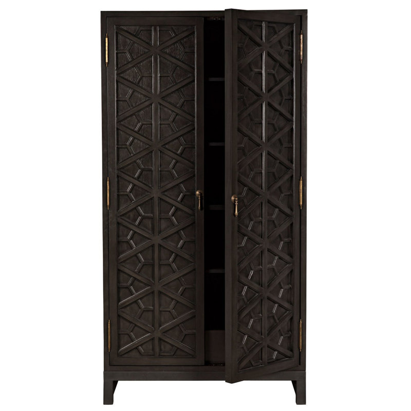 Maharadscha 2 - Door Armoire, Pale, 82" H x 42" W x 20" D