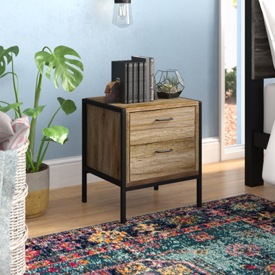 Algere 2 Drawer Bedside Table