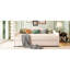 Lit de jour beige avec couchette et molleton sans fil-911924548-911924665