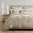 3 Pieces King Cotton Duvet Set,Linen