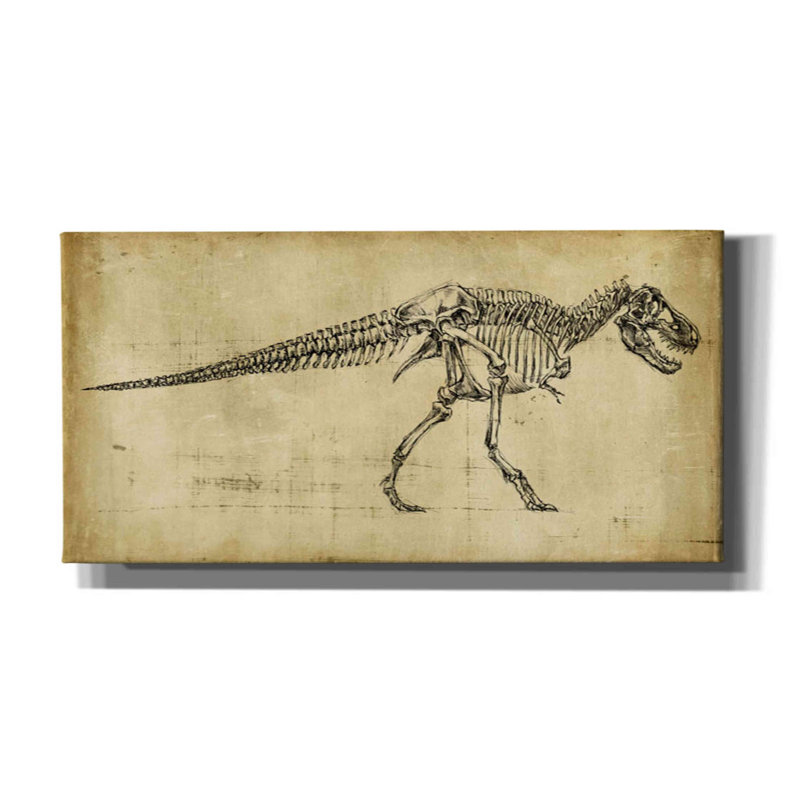 Art mural sur toile Trinx «Tyrannosaurus Rex Study» par Ethan Harper, H 12 po x l 24 po x P 0,75 po