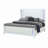 White King Bed With Led