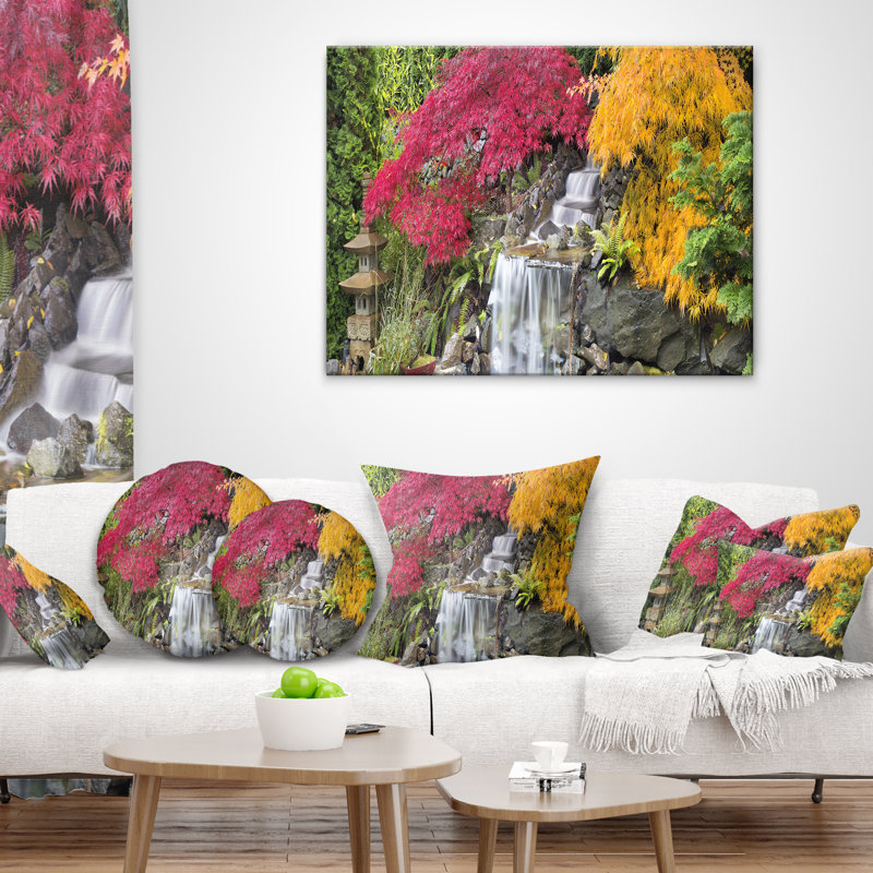 Coussin Floral, Rectangle, 12 po x 20 po
